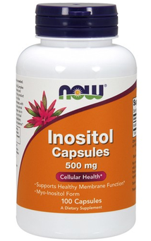 NOW Inositol 500 мг, 100 капс.
